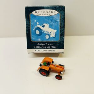 Antique Tractors`2000`Miniature-#-4 Antique Tractor Series,Hallmark Ornament NIB